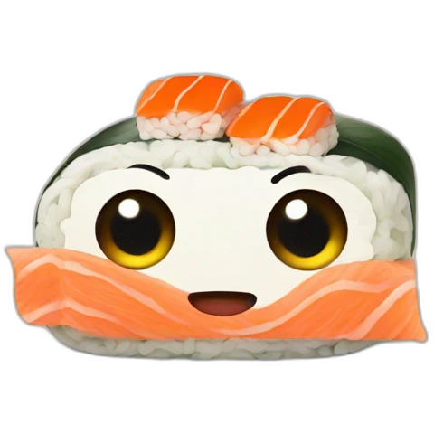 sad sushi emoji