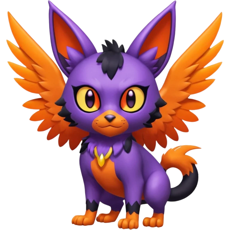 Shiny Litten-Noibat-Hybrid (Full body) emoji