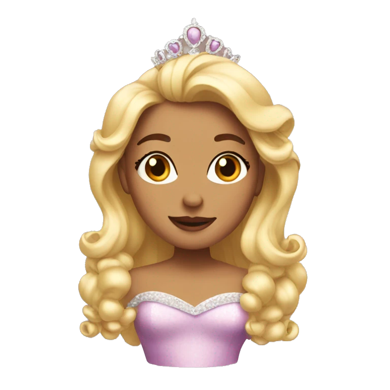 Coquette princess emoji
