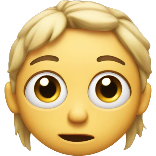 Shy rolling eyes emoji
