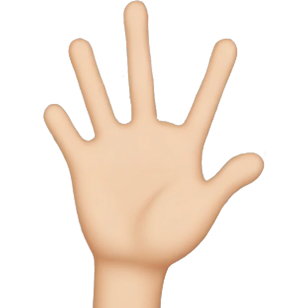 Hand in spiderweb emoji