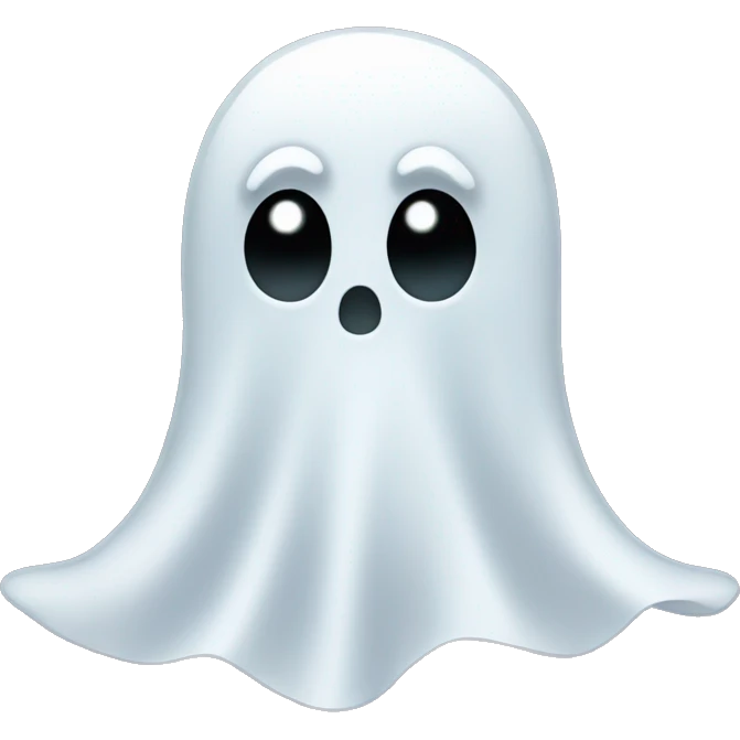 A ghost of snapchat  emoji