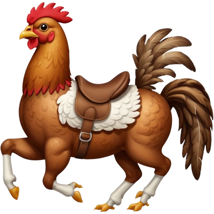 chicken jockey emoji