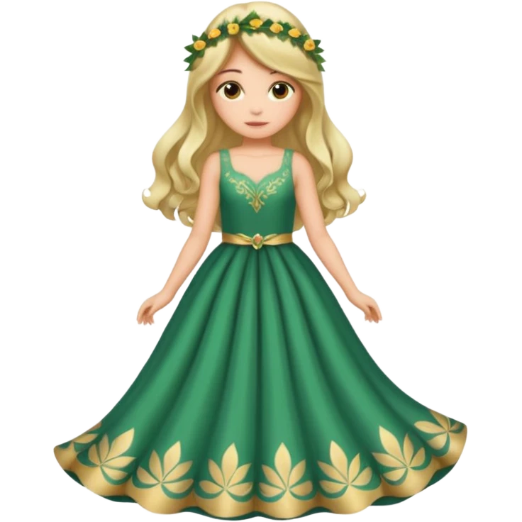 Una pradera con muchas setas y hadas emoji