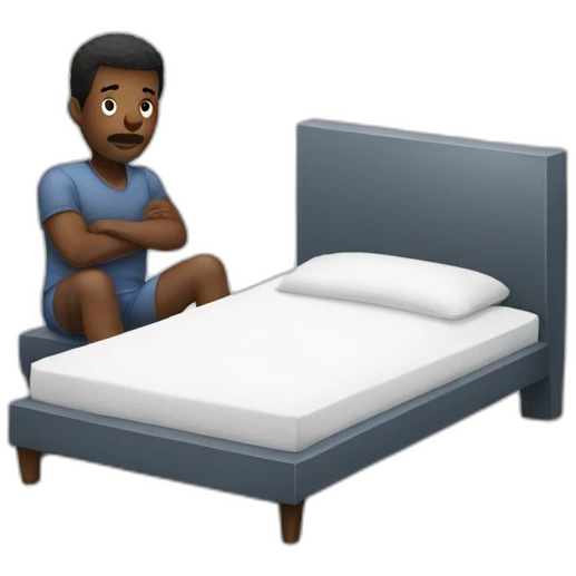 sick-black-guy-bed emoji