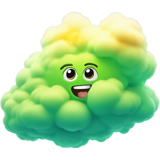 Fart cloud emoji