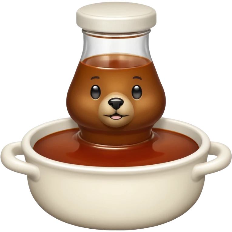 Make an emoji of Mahram's bear sauce. emoji
