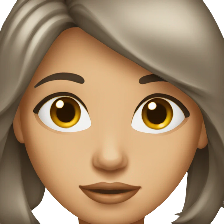 brunette emoji