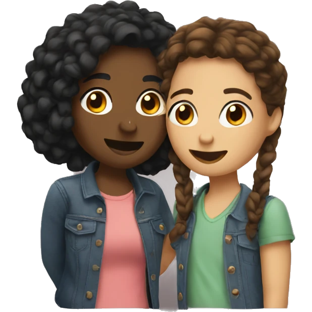 two besties emoji
