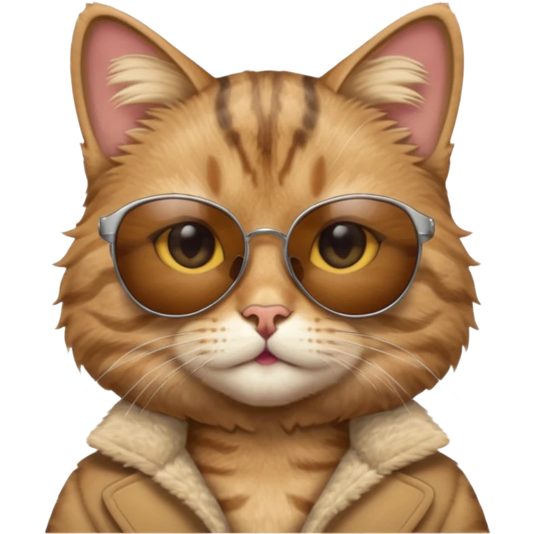 Cat wearing sunglasses emoji