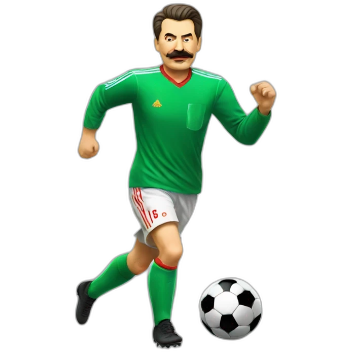 STALIN PLAYING SOCCER emoji