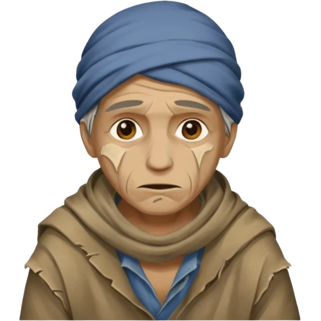 beggar sitting emoji