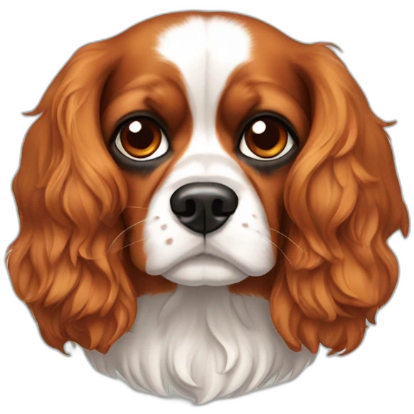 Cavalier-king Charles sick emoji