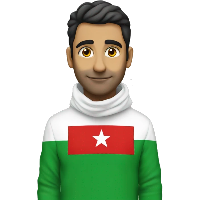 Syrian flag 💚🤍❤️🖤 emoji