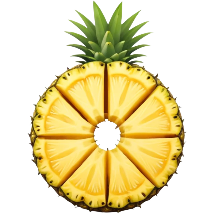 powerpoint logo  with pineapple slices emoji