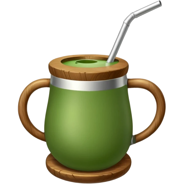 Argentine mate, traditional folk drink emoji