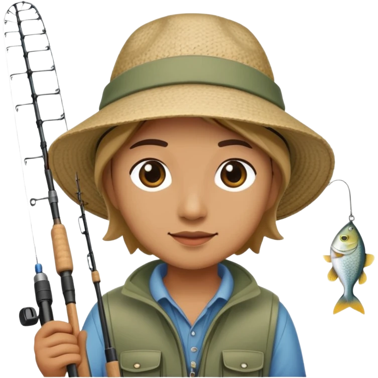 person fishing emoji