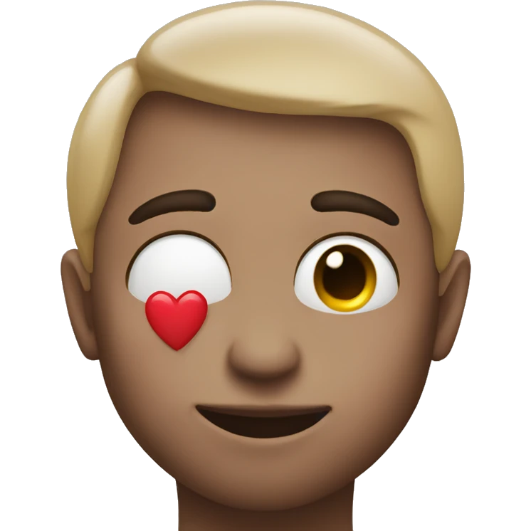 Kissing with heart eyes emoji