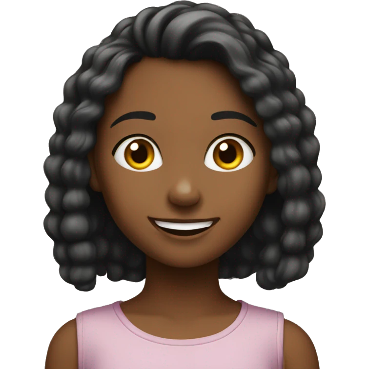 young }happy gril emoji