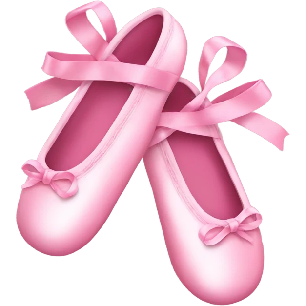 Pink ballerina slippers emoji