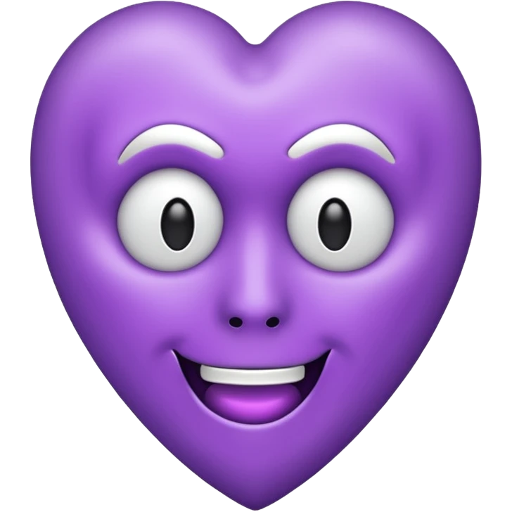 Light purple heart emoji with a Ghostface face emoji