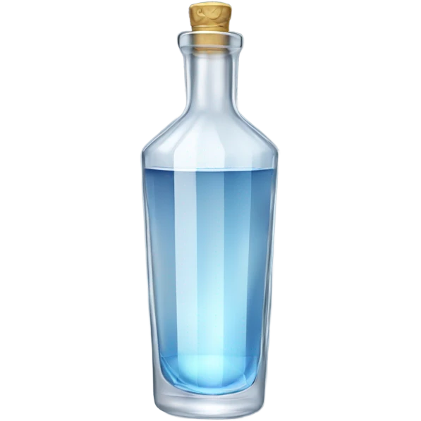 Crystal vodka glass  emoji