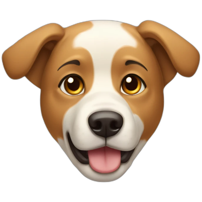 shepherd dog closed mouth emoji