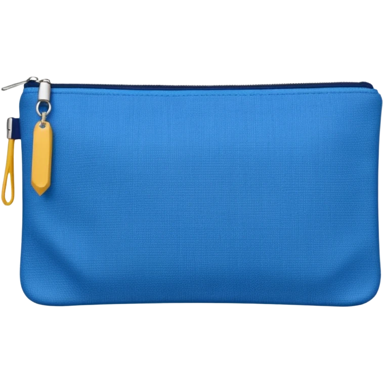 Pencil pouch with zipper emoji