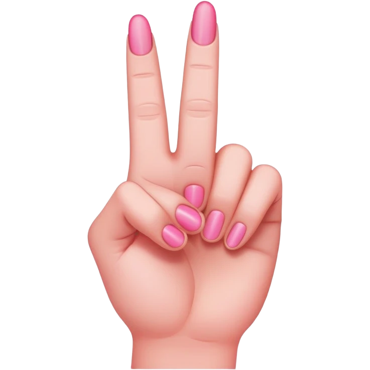 pink middle finger emoji