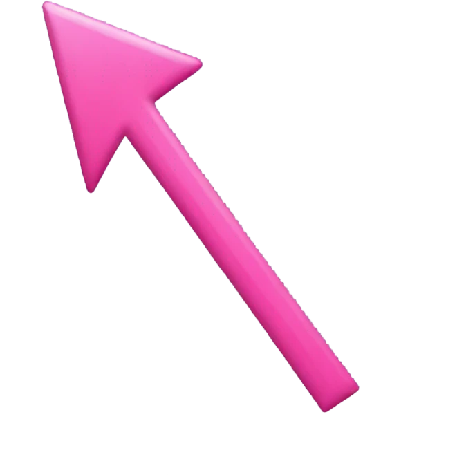 Left arrow in pink  emoji
