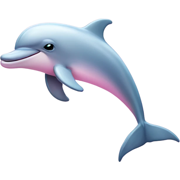 Pastel-pink-colors-dolphin emoji