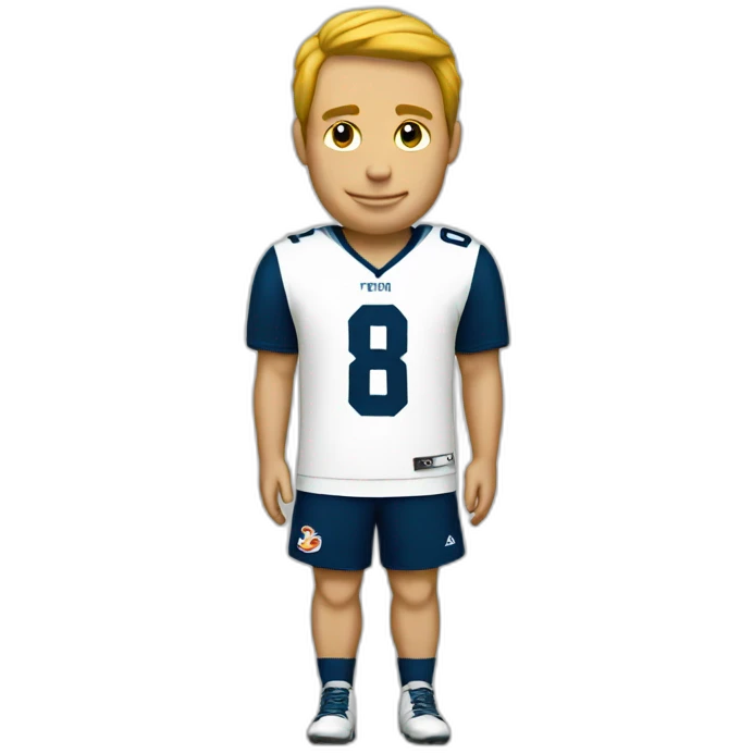 Jersey foot eight emoji
