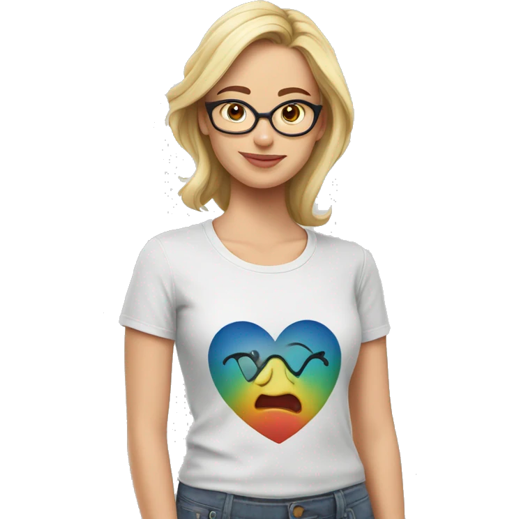 T-shirt with the inscription “I ❤️anna ” emoji