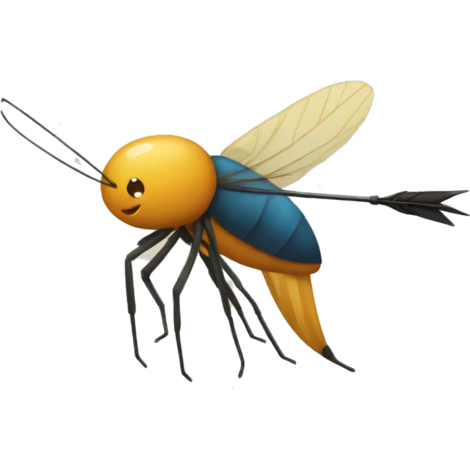 mosquitto looking arrow emoji