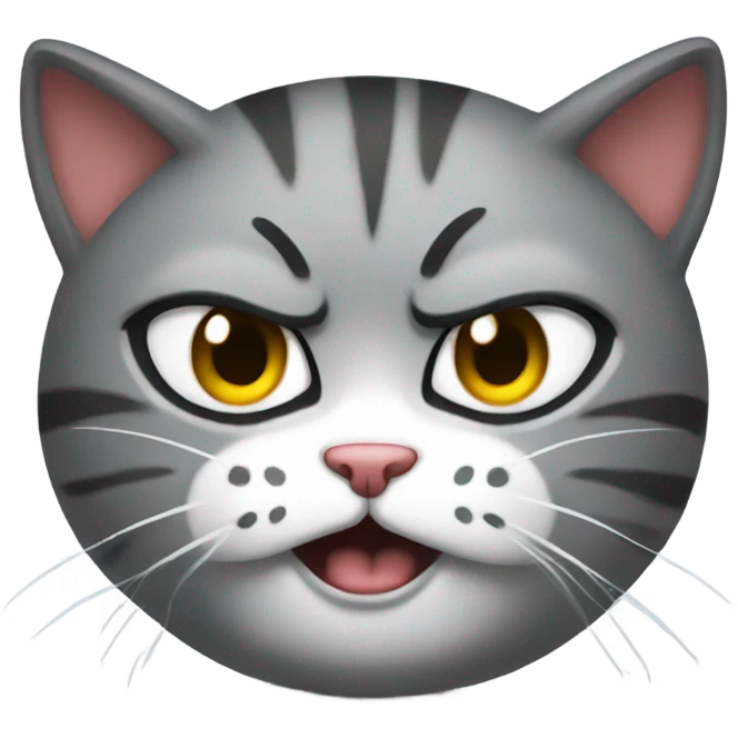 Angry kitty emoji