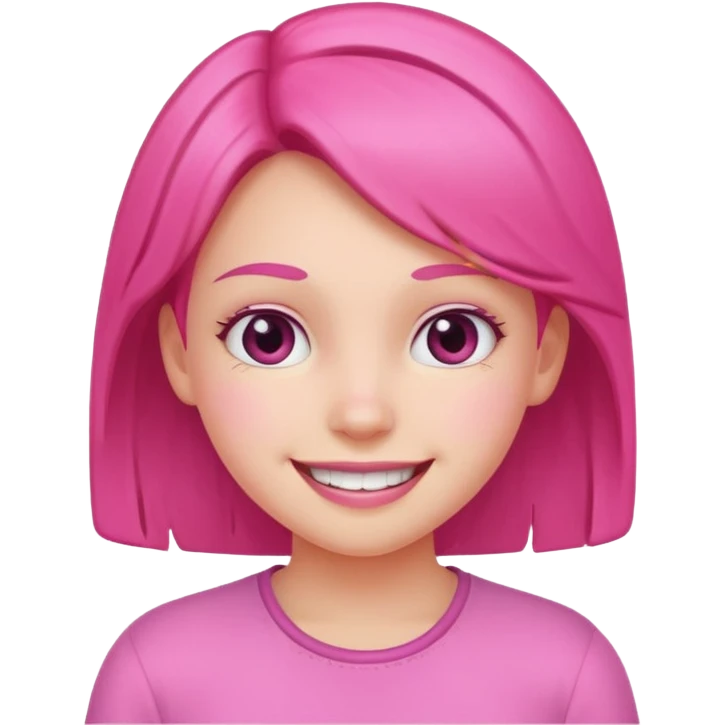 Motivation pink girl emoji