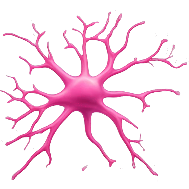 Pink neuron emoji