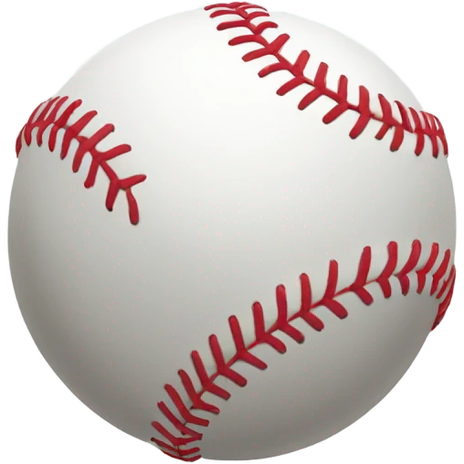 Ball for baseball emoji
