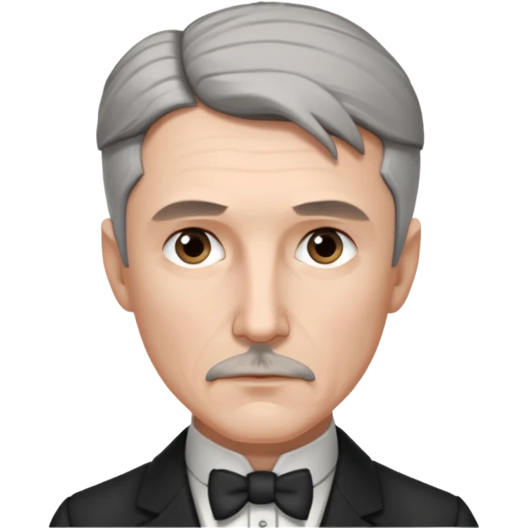 Nikolai Tesla, pensive emoji