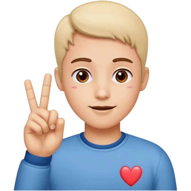 person making the finger hearts emoji