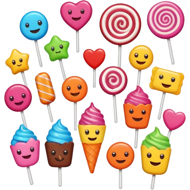 personified candy sweet treats emoji
