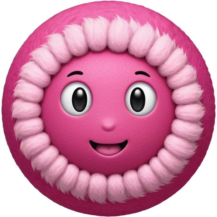 Pink tenis ball emoji