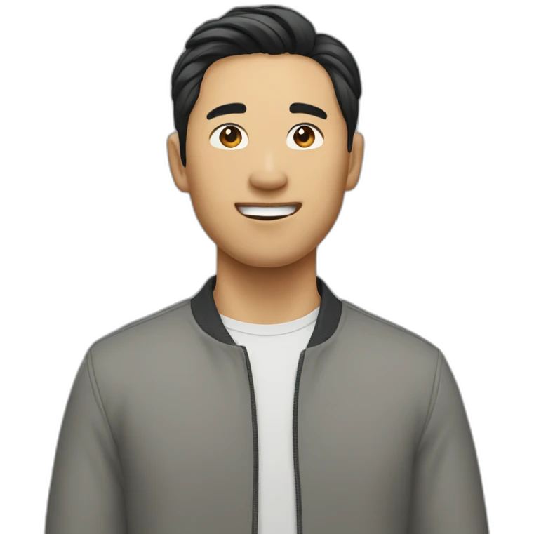 asian male with flow haircut emoji