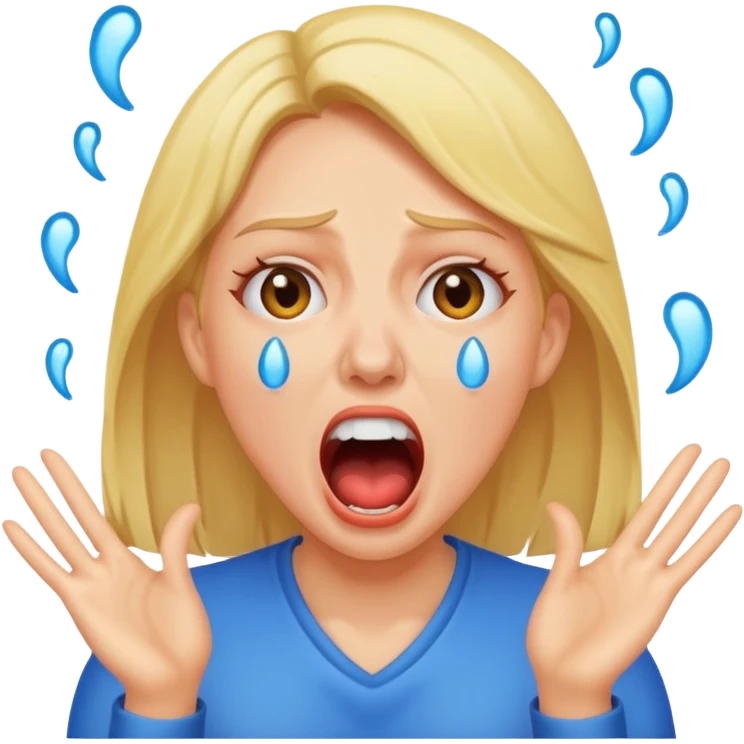 woman screaming emoji