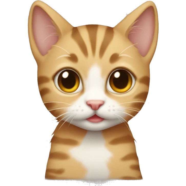Cheesy Tabby Baby Cat emoji