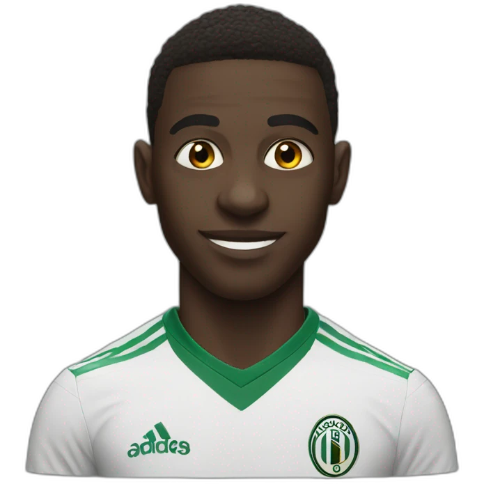 Vinicius portrait realistic football player emoji
