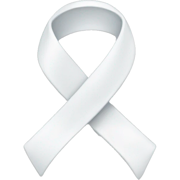 small white ribbon emoji