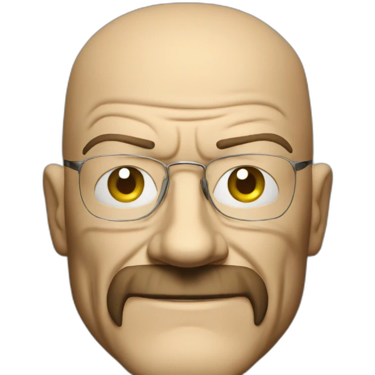 Walter white smiling emoji