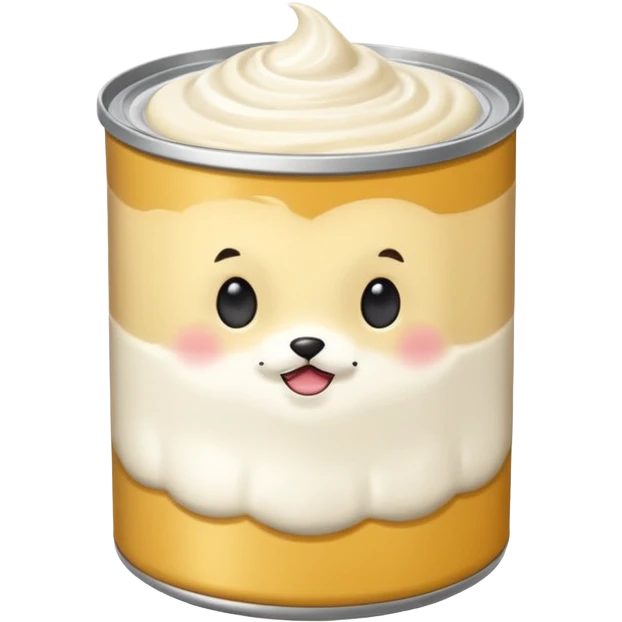 creme fouette avec une bombe emoji