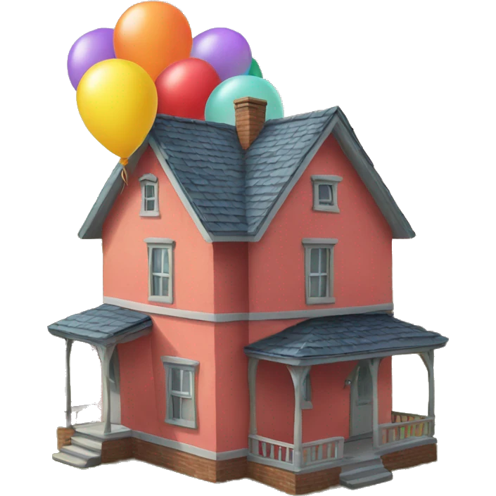 Balloon house  emoji